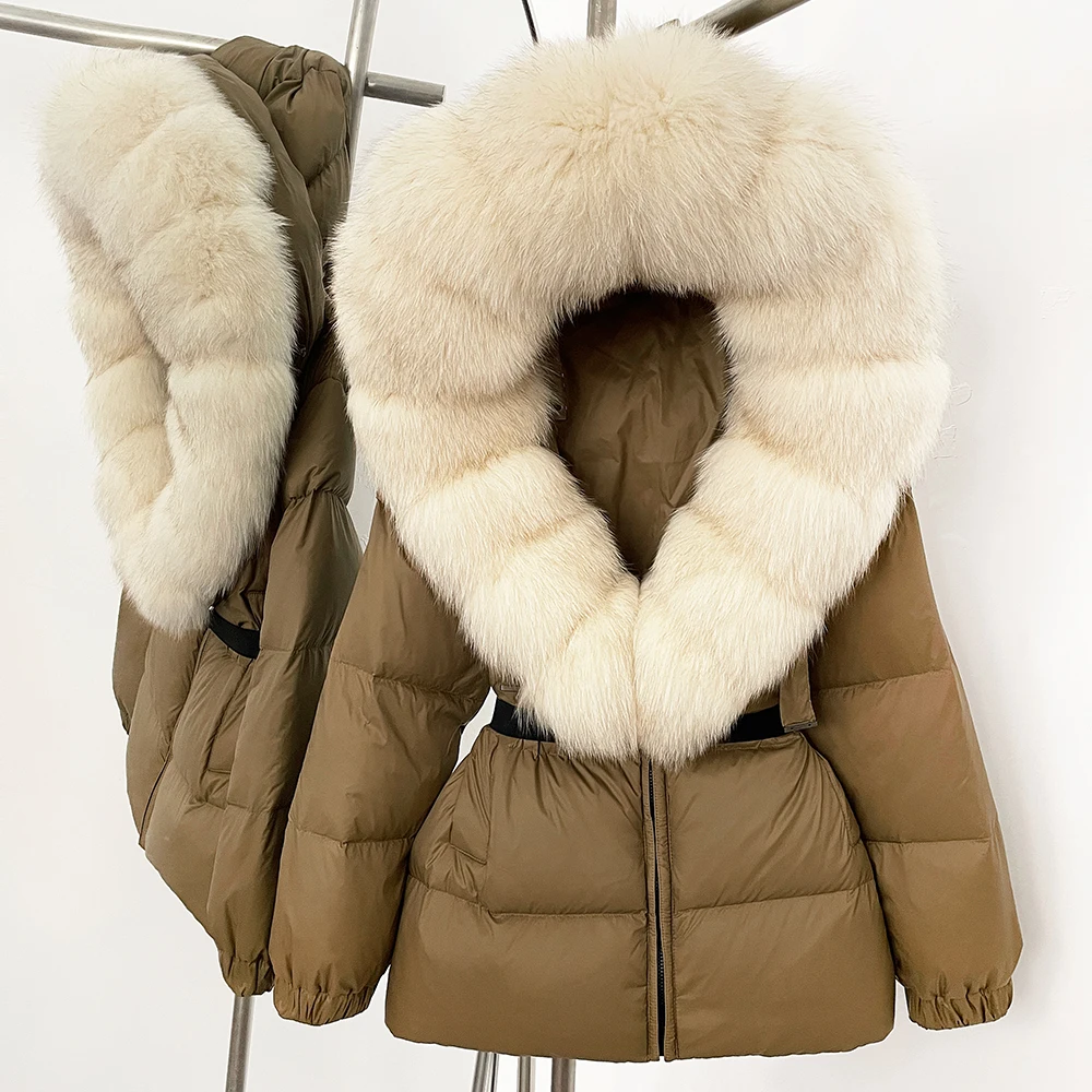 Winter Clothing Store - 90% الأبيض بطة أسفل معطف النساء
