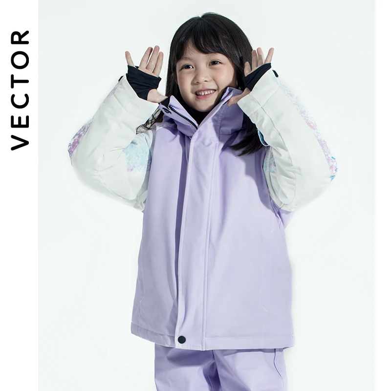 Winter Clothing Vector - VECTOR-ملابس ثلج مقاومة للماء للأطفال ،