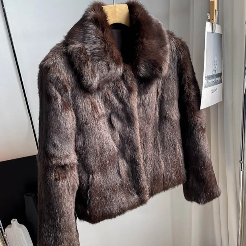 معطف فرو الأرنب الطبيعي المرأة - مراجعة Winter Clothing Store وسعره