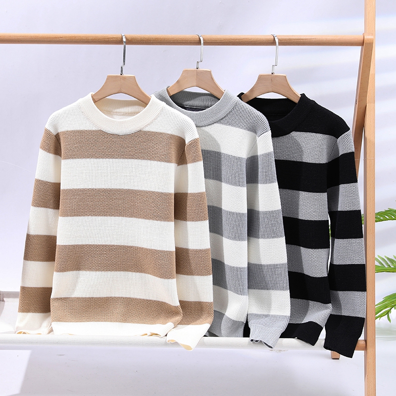 بلوفر رجالي مخطط بنمط كاجوال م - مراجعة Winter Clothing Patterns وسعره