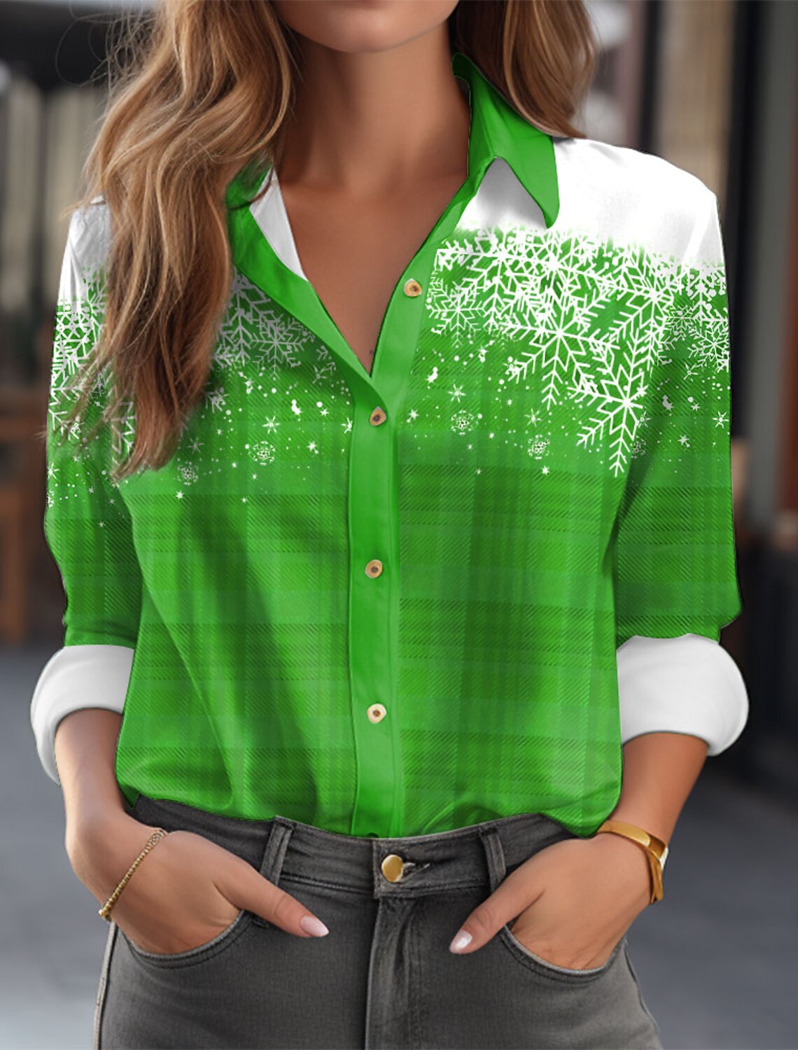 جديد قميص نسائي الربيع الأزهار - مراجعة Winter Clothing Patterns وسعره