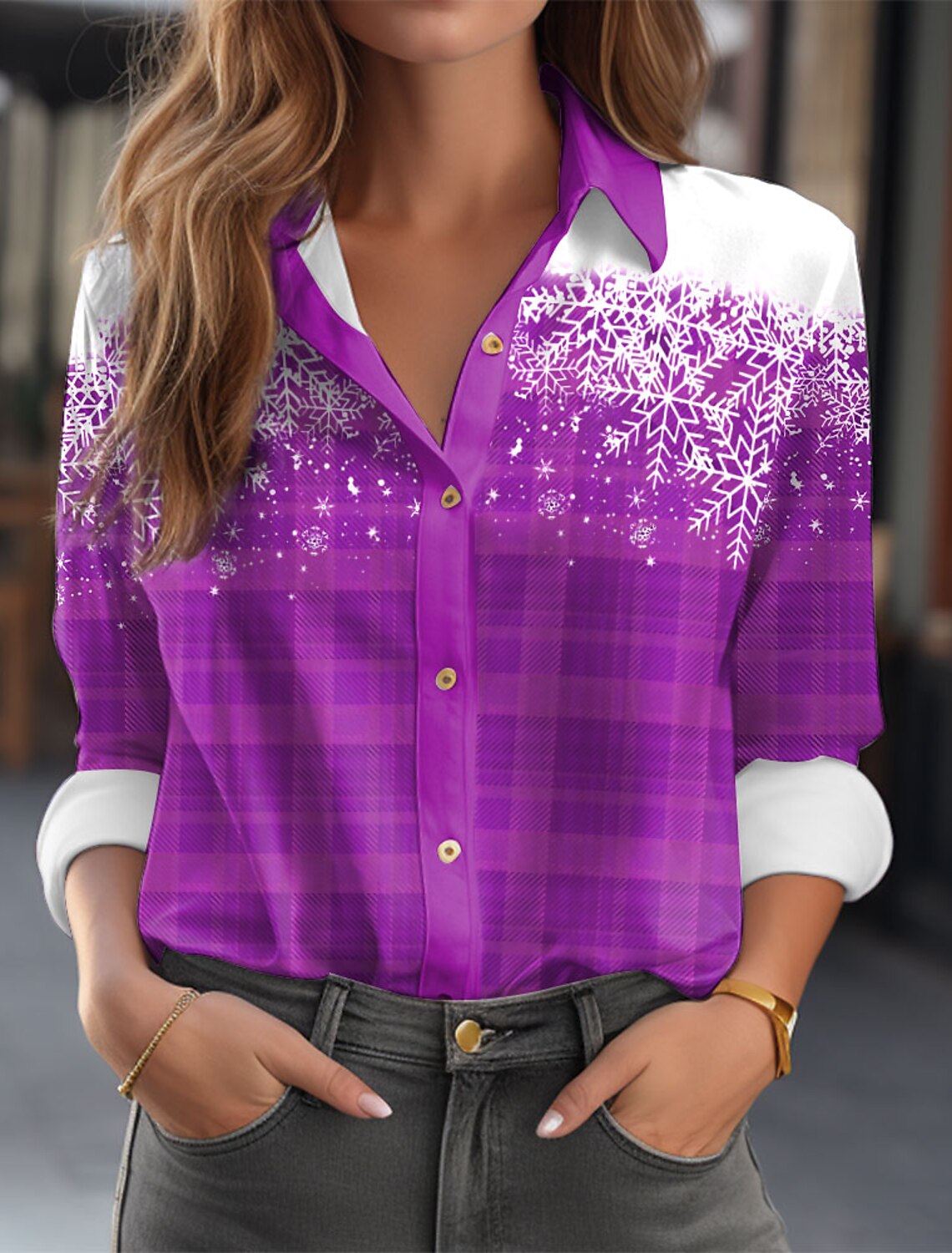 جديد قميص نسائي الربيع الأزهار - مراجعة Winter Clothing Patterns وسعره