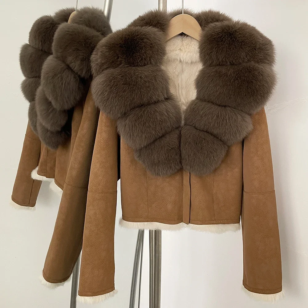 OFTBUY معطف بياقة من فرو الثعل - مراجعة Winter Clothing Store وسعره