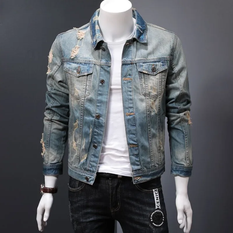 سترات دينم مبطنة للرجال بأزرار - مراجعة Winter Clothing Uae وسعره
