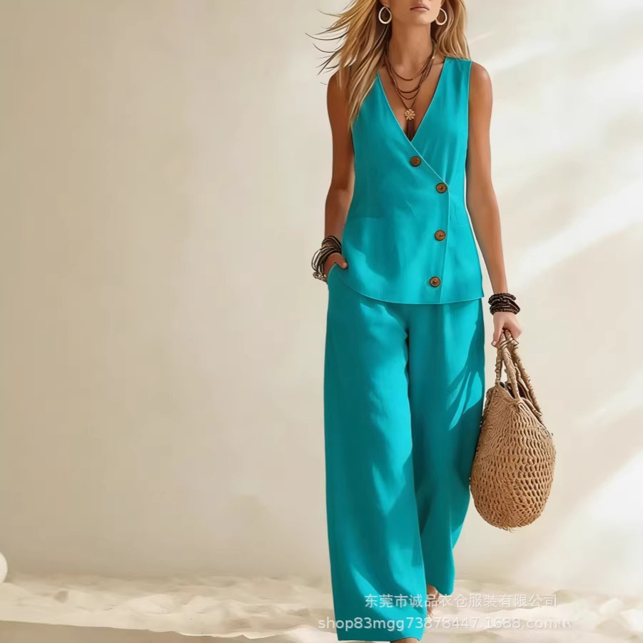 بدلة نسائية صيفية أنيقة بياقة  - مراجعة Winter Clothing Sale وسعره
