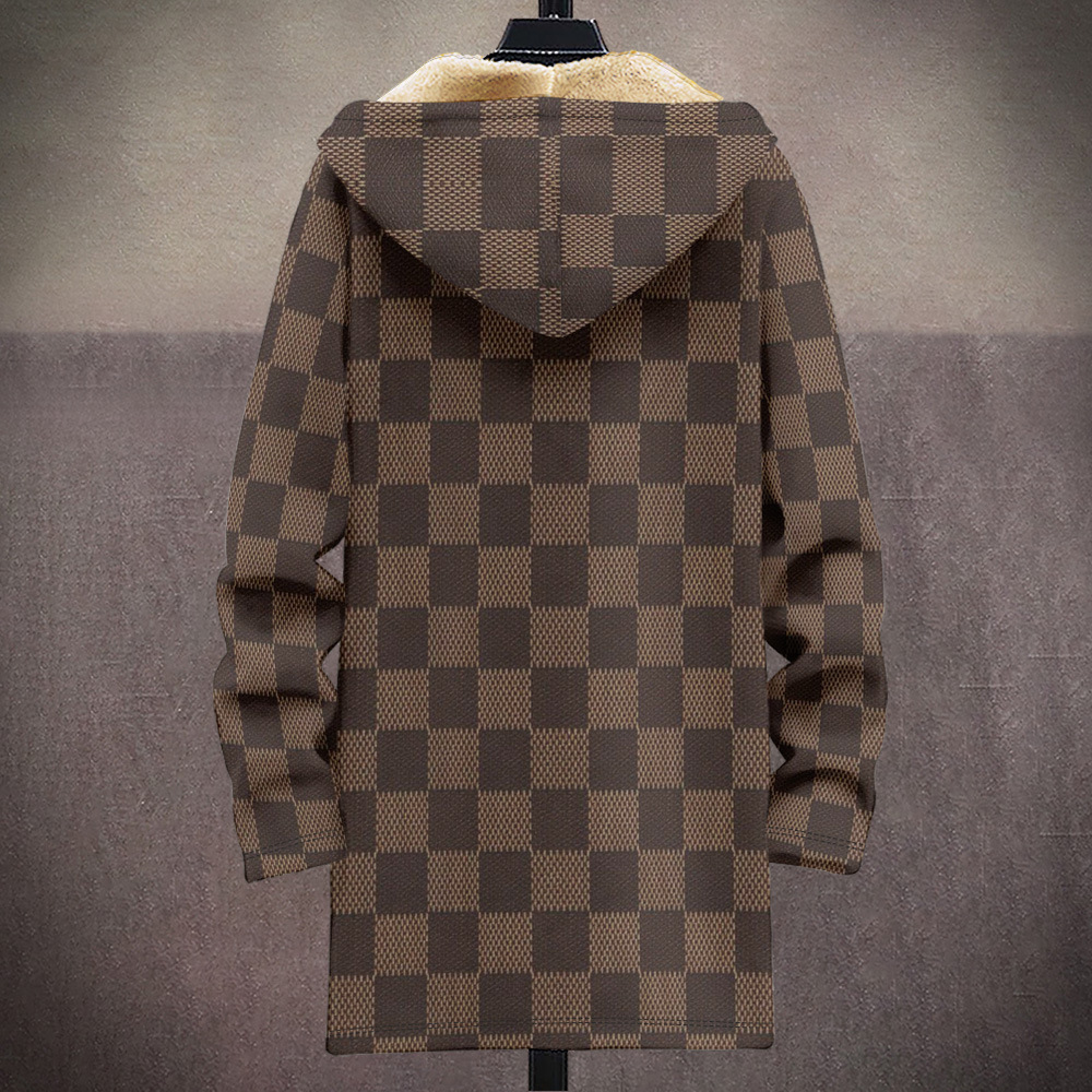 الرجال بالأزرار معاطف شبكة شعر - مراجعة Winter Clothing Patterns وسعره